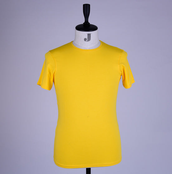 Yellow Crew Neck T-shirt