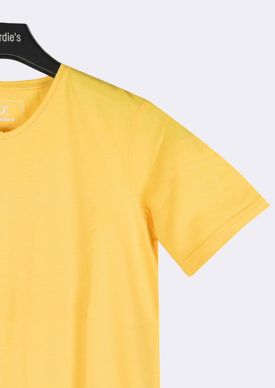 Yellow V-Neck T-shirt