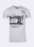 Grey Melange V-Neck T-shirt