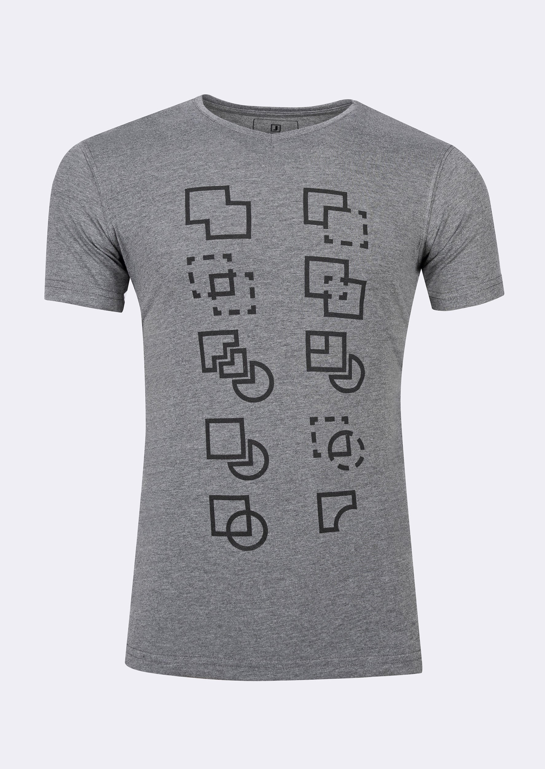 Charcoal V-Neck T-shirt