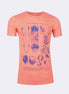 Orange V-Neck T-shirt