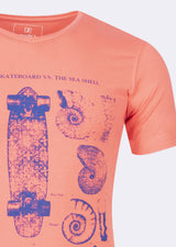 Orange V-Neck T-shirt