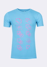 Sky Blue V-Neck T-shirt