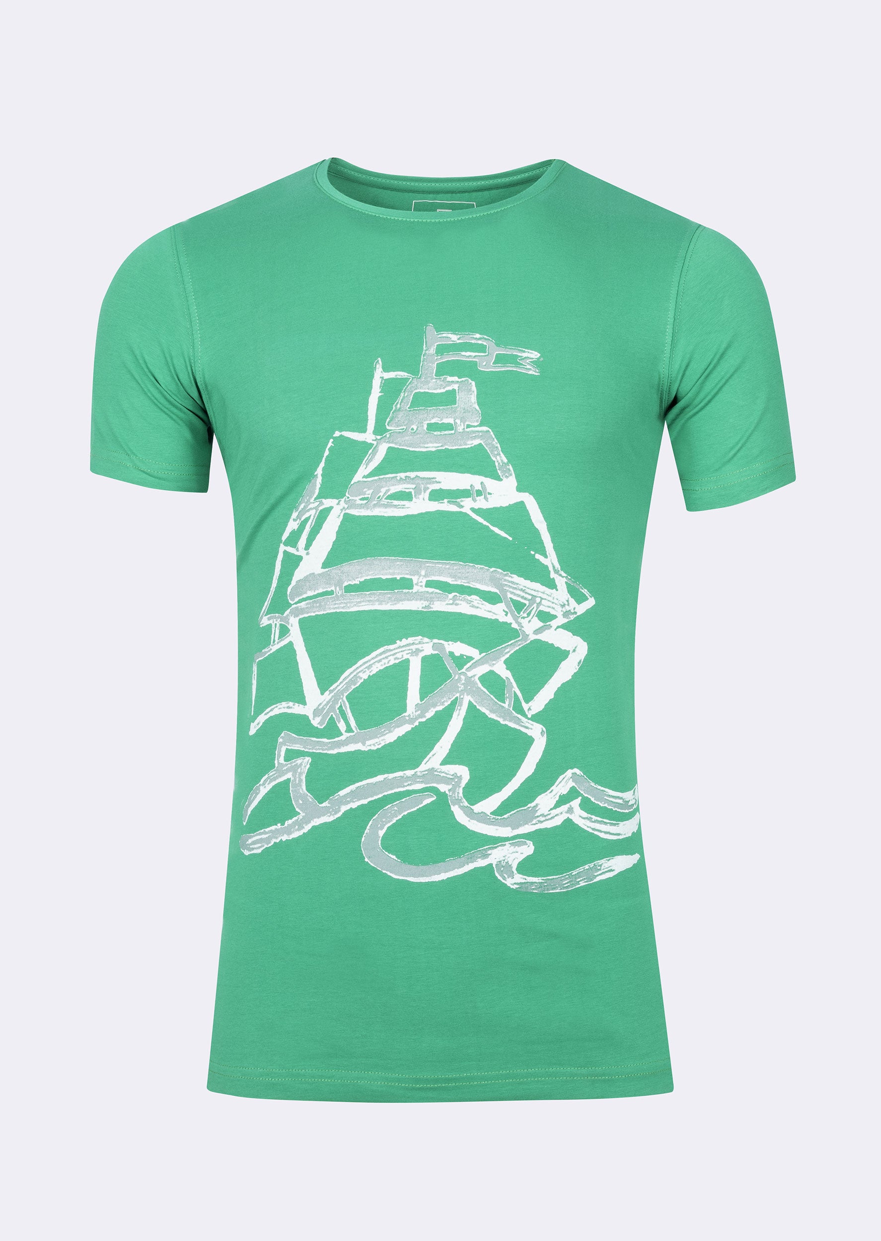 Green Crew Neck T-shirt