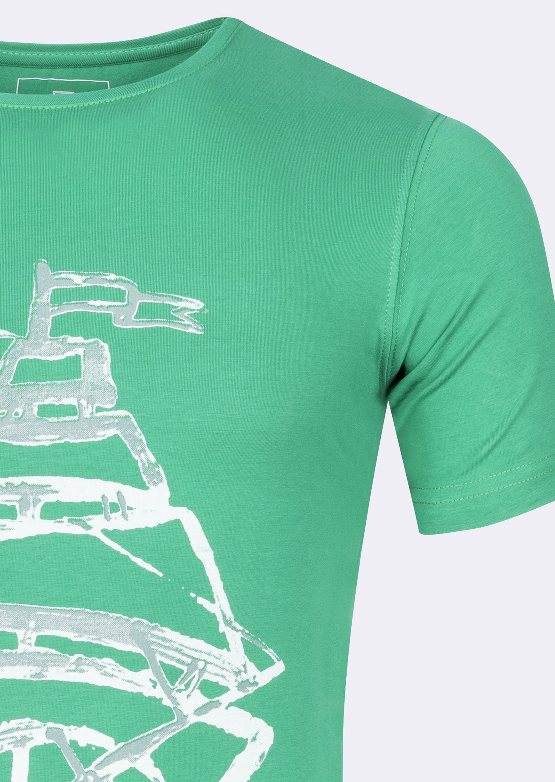 Green Crew Neck T-shirt