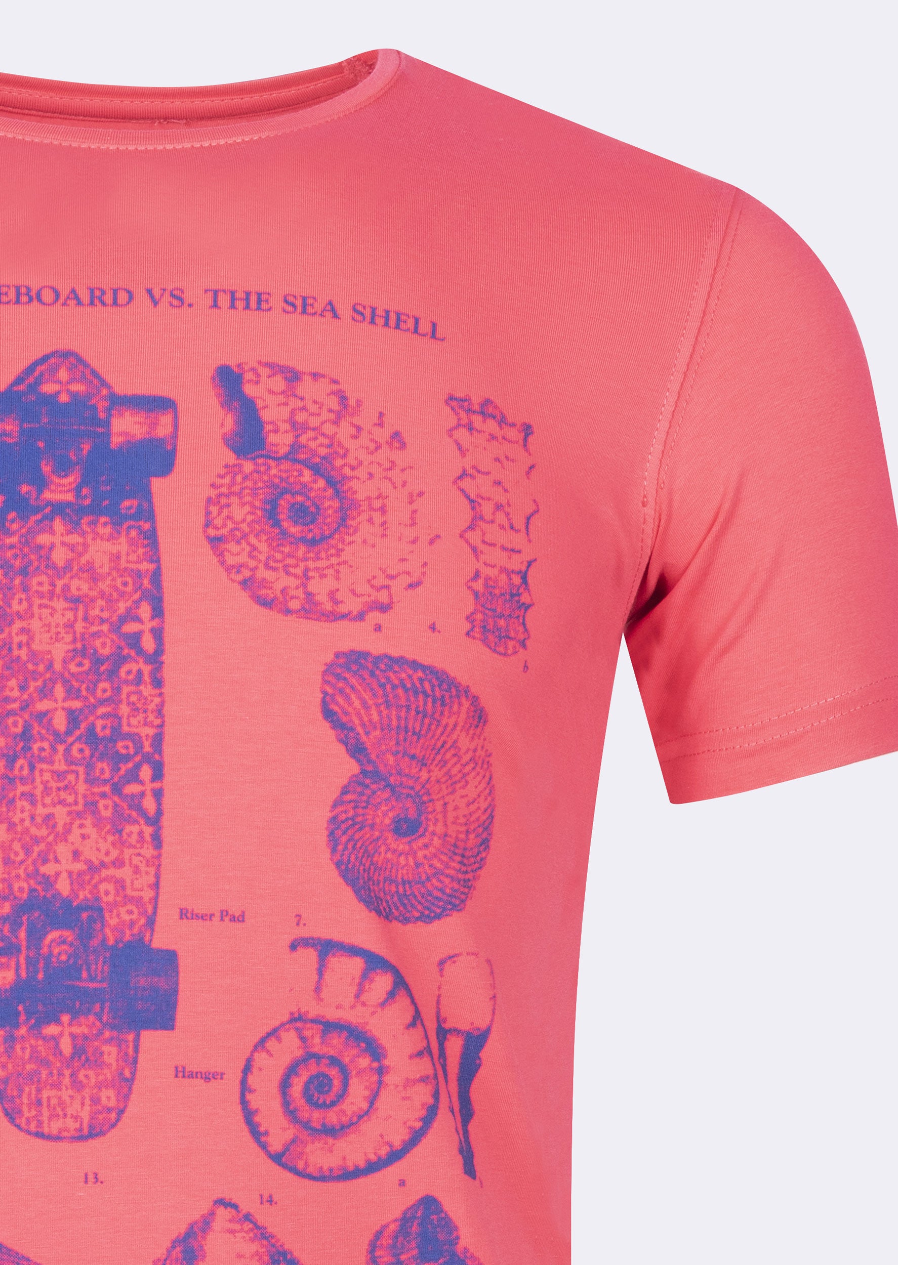 Fuchsia Crew Neck T-shirt