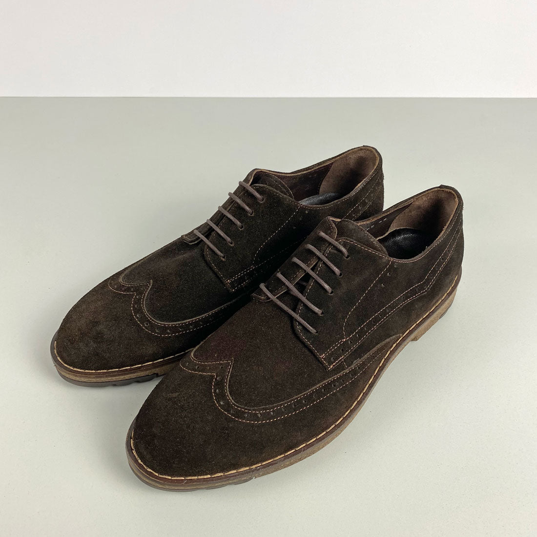 Brown Suede Formal Shoes
