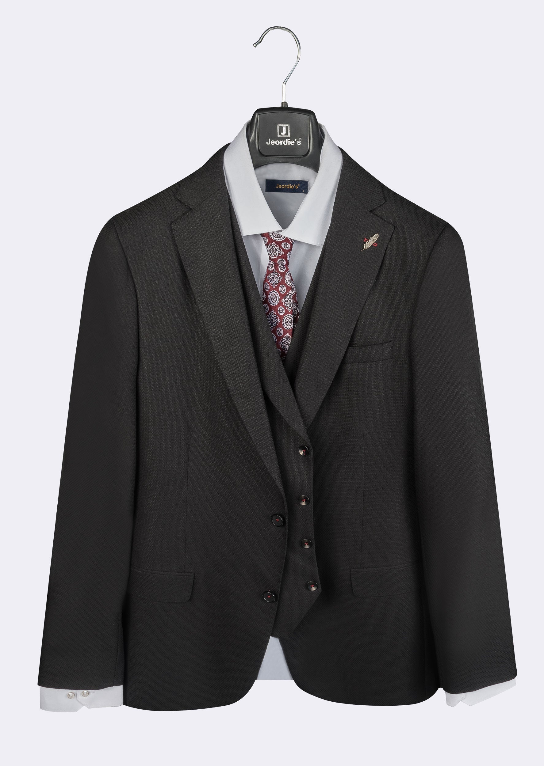 Black Three-Piece Suit