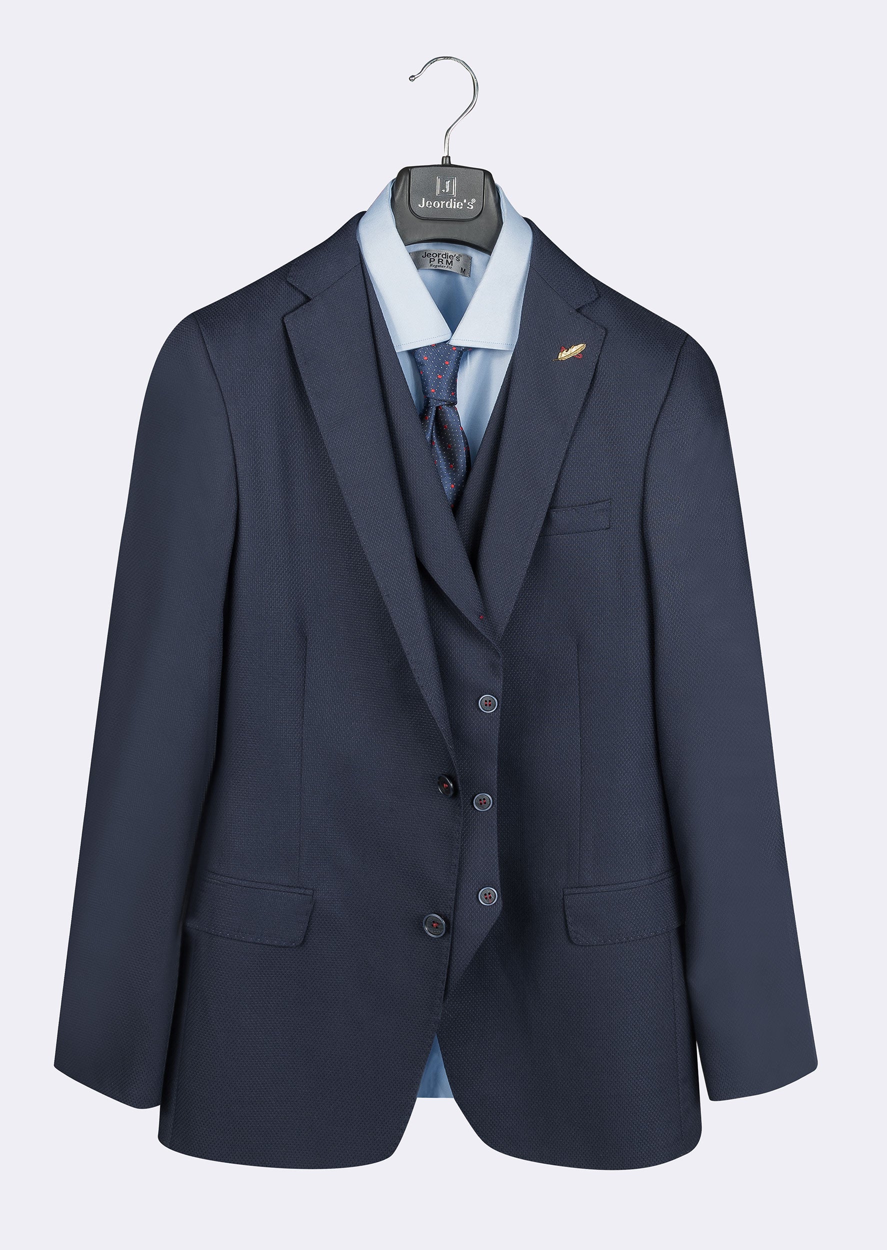 Dark Navy Three-Piece Suit