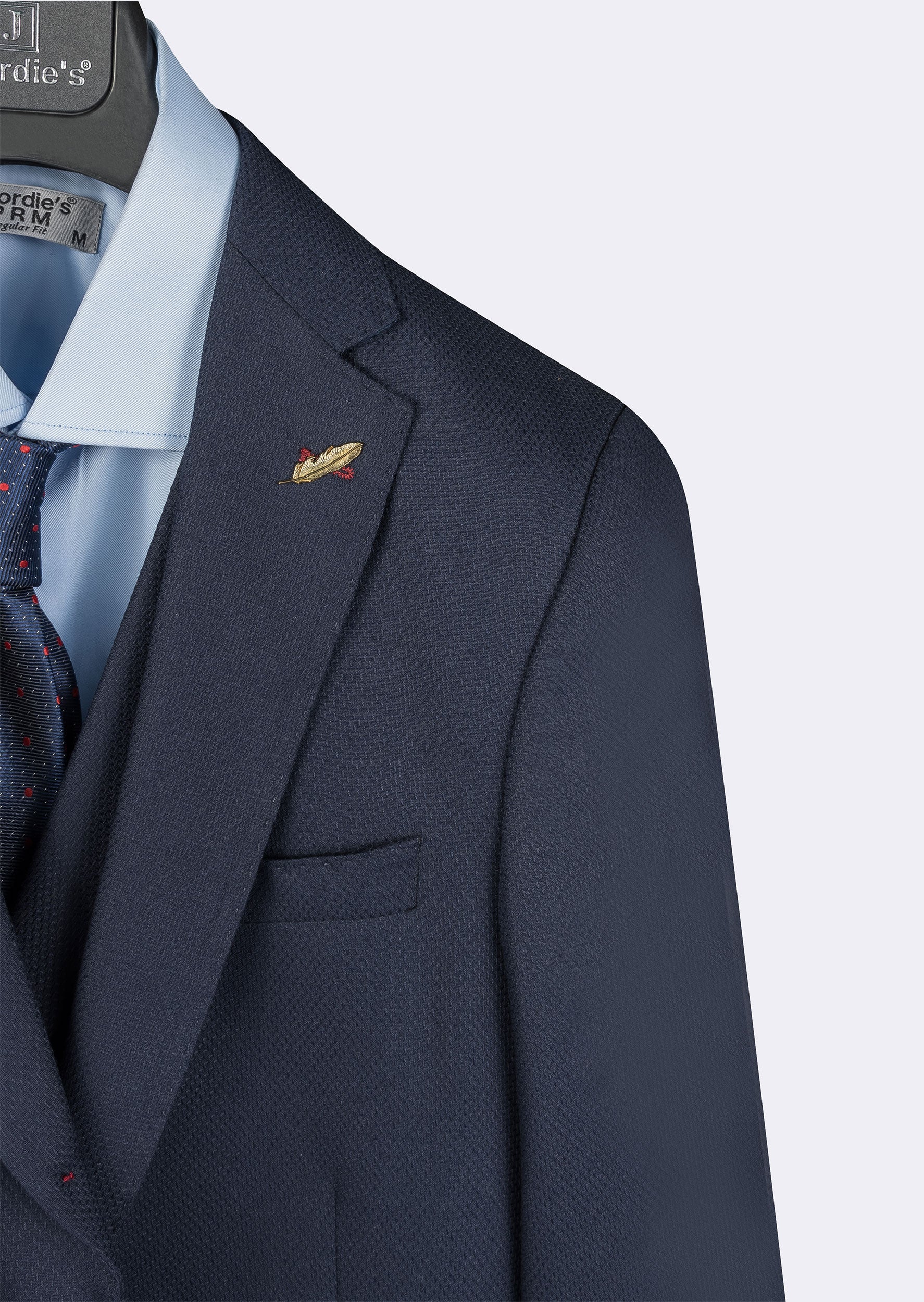Dark Navy Three-Piece Suit