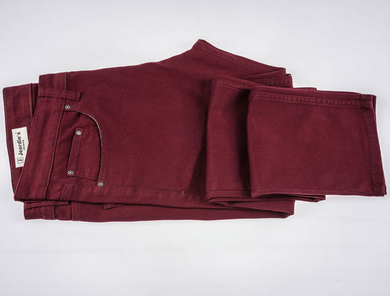 Burgundy 5-Pocket Trouser