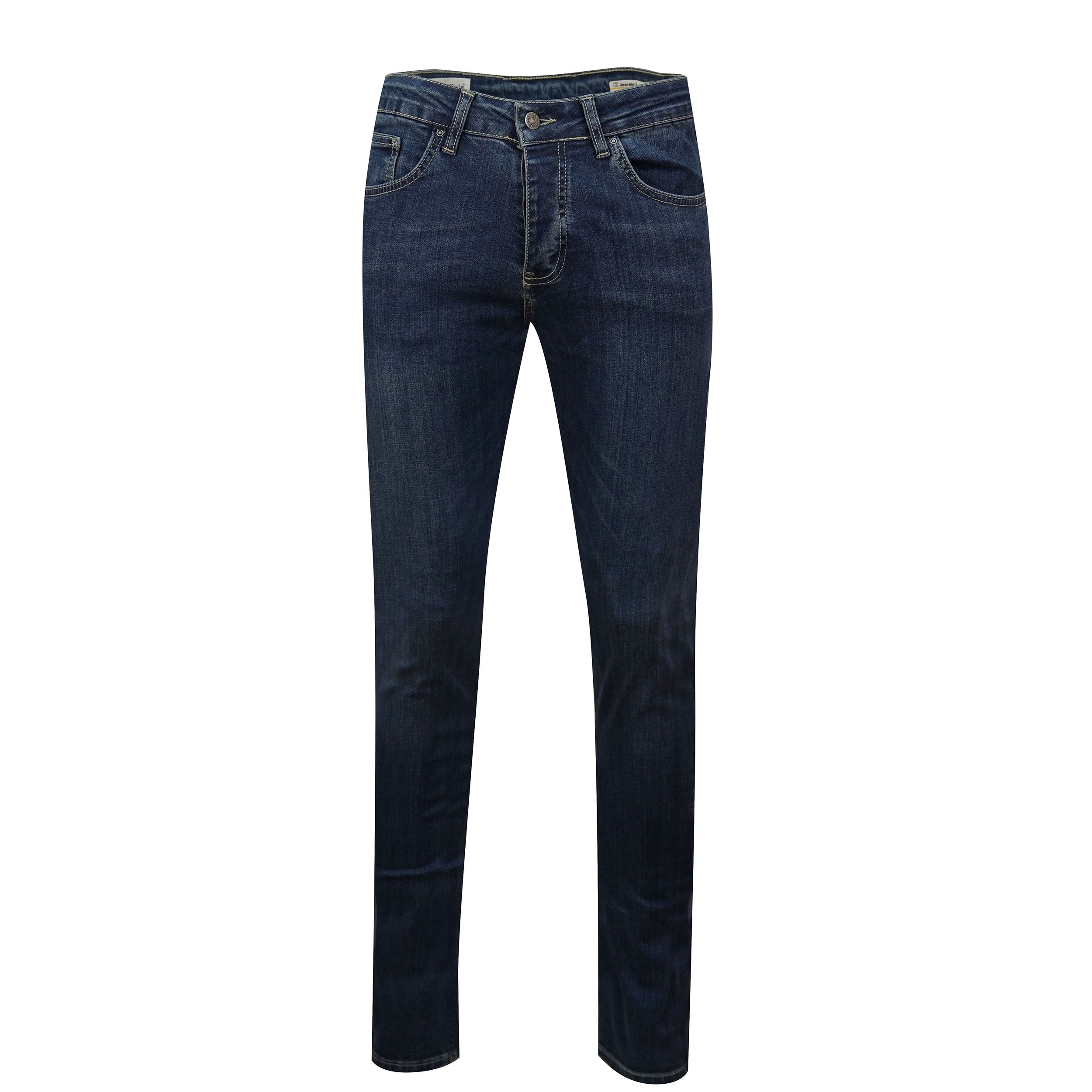 Navy - Brown Jean