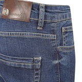 Navy - Brown Jean
