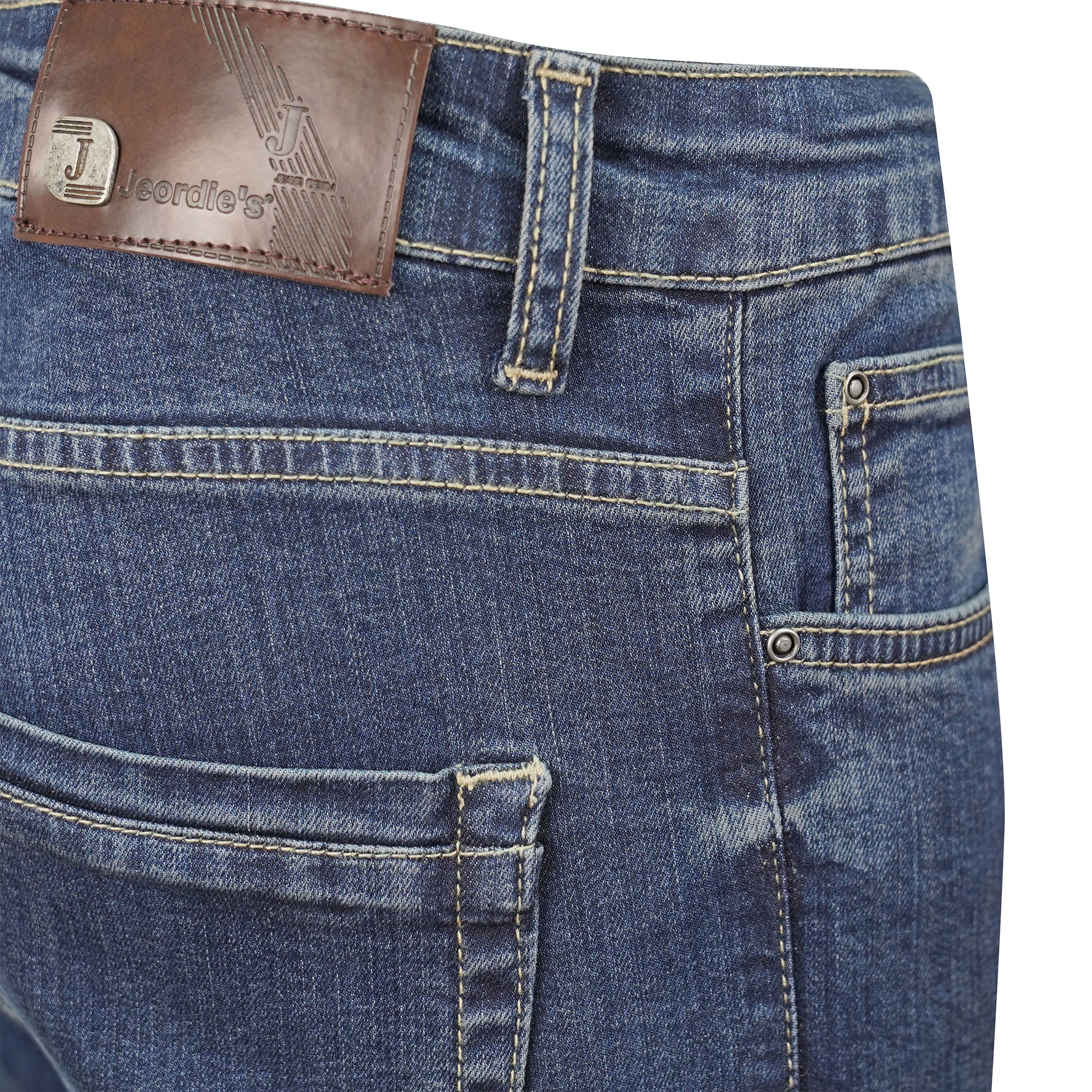 Navy - Brown Jean