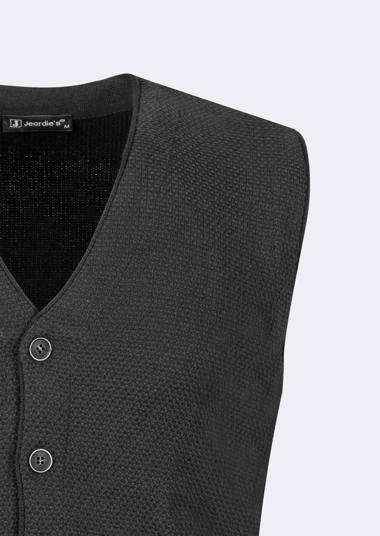 Black Knitted Vest