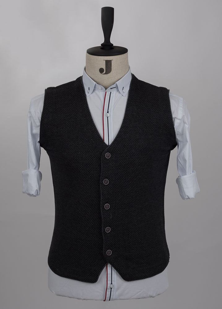 Anthracite Knitted Vest