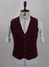 Burgundy Knitted Vest