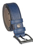 Navy Faux Leather Belt
