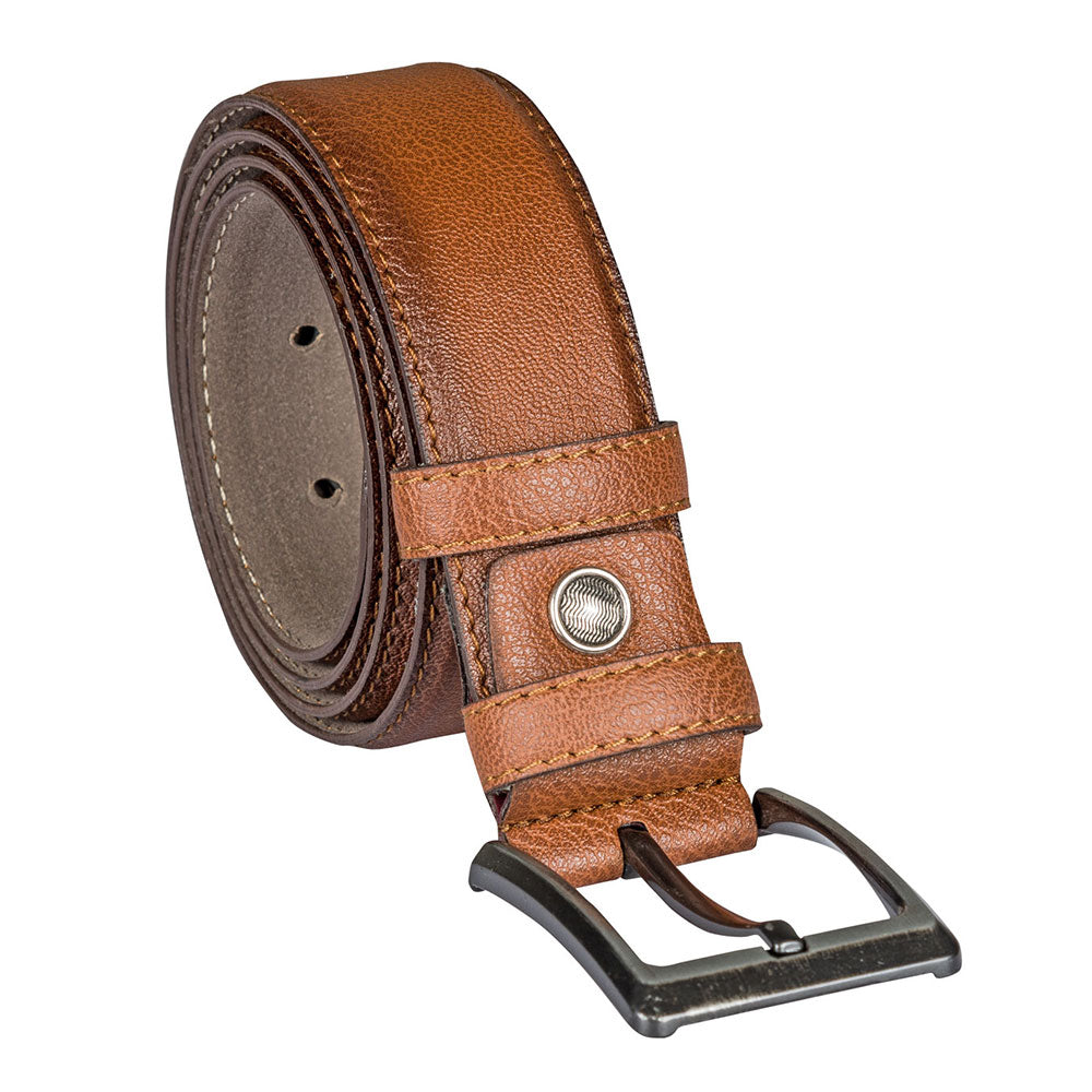 Tan Faux Leather Belt