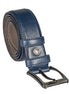 Navy Faux Leather Belt