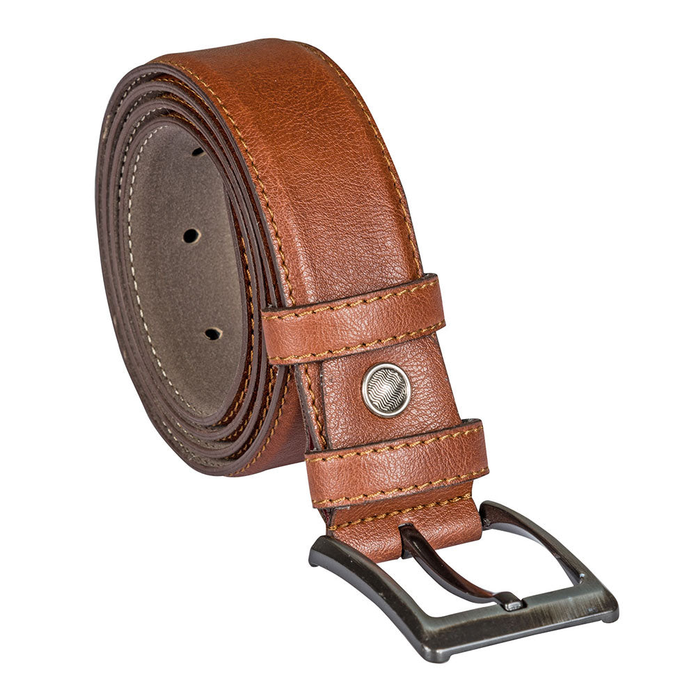 Tan Faux Leather Belt