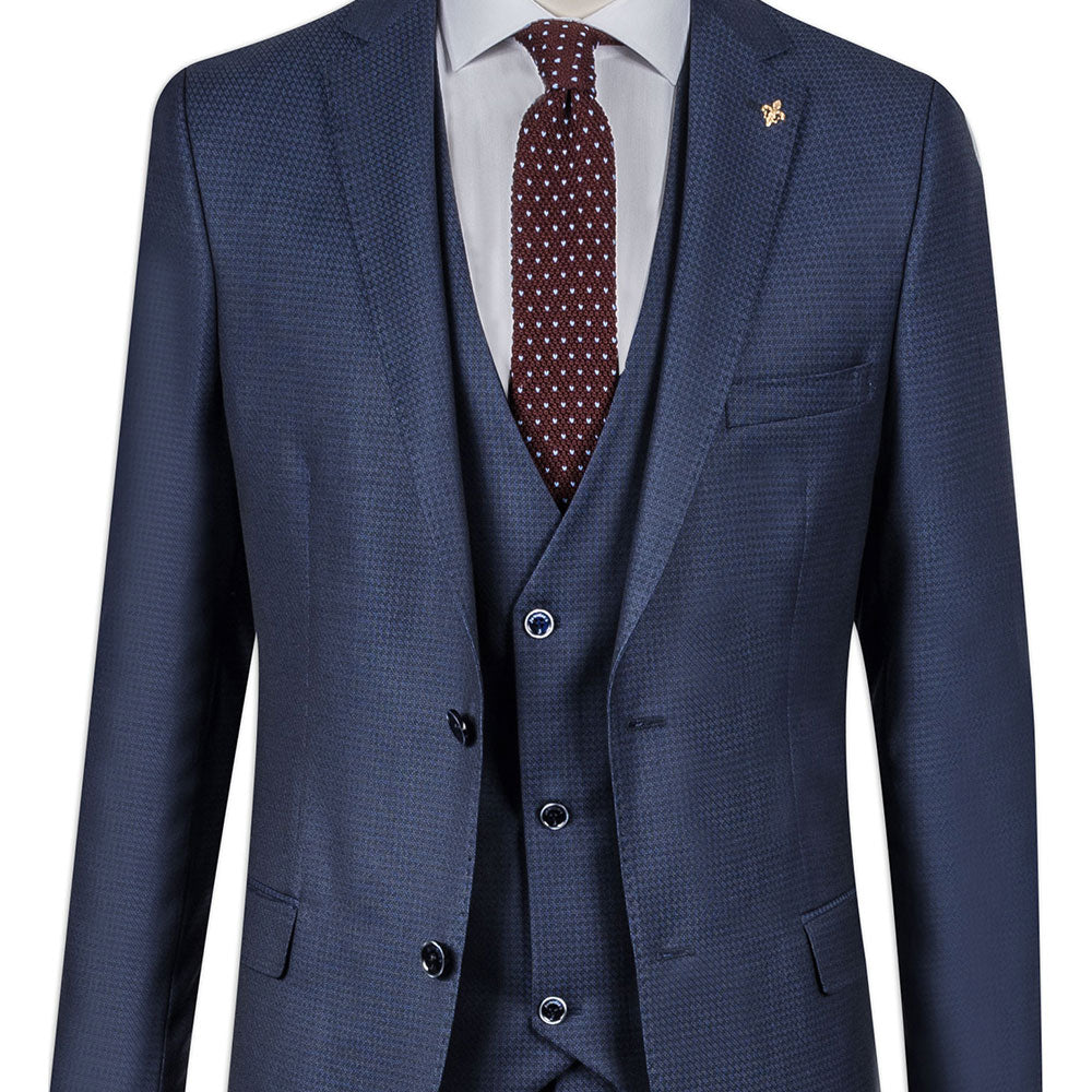 Navy Three-Piece Suit