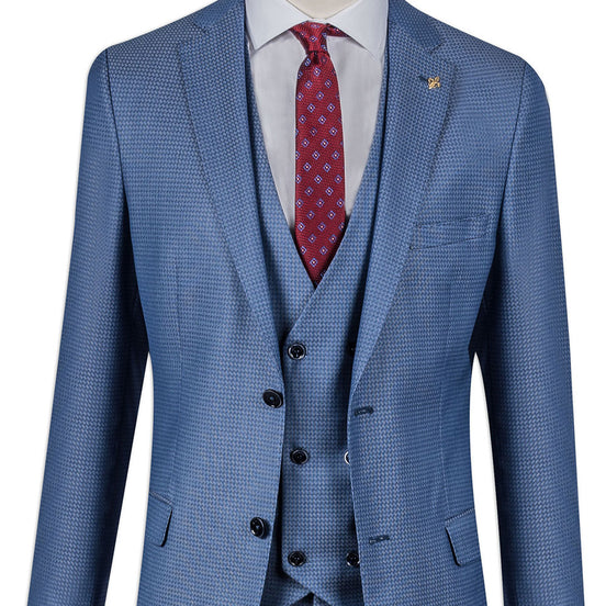 Royal Blue Three-Piece Suit