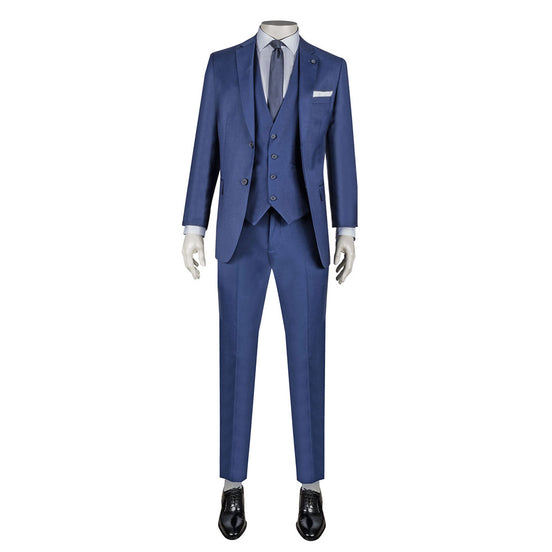 Royal Blue 17 Three-Piece Suit