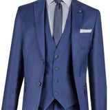 Royal Blue 17 Three-Piece Suit