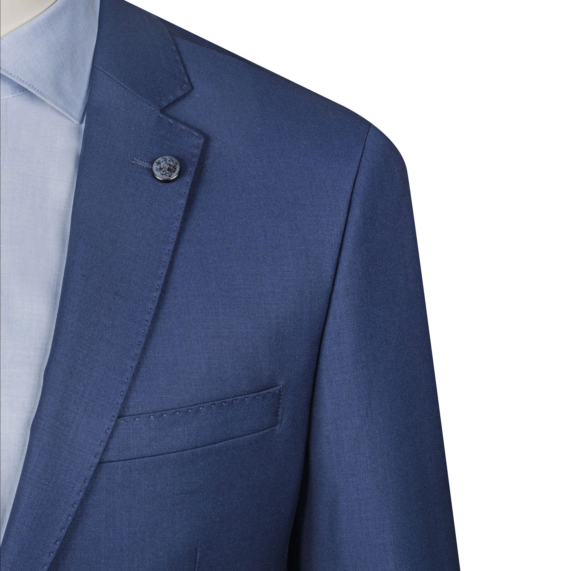 Royal Blue 17 Three-Piece Suit