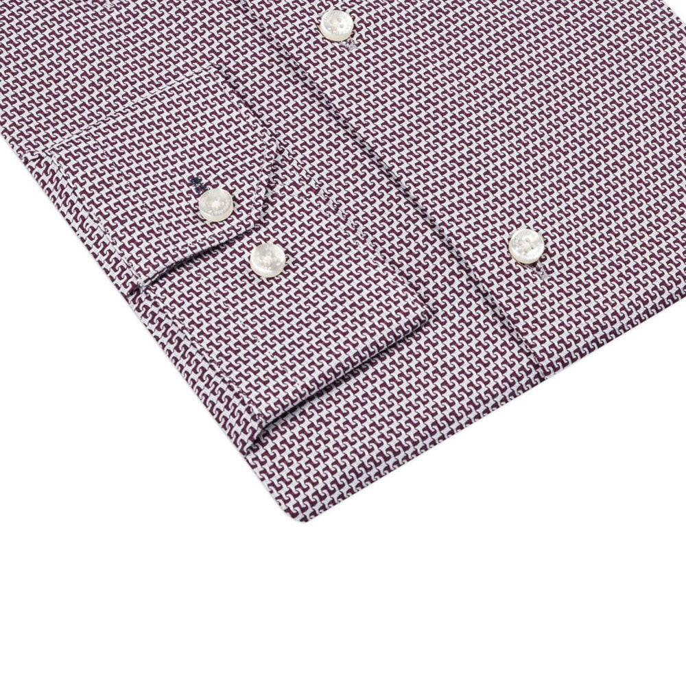 Burgundy Long Sleeve Shirt