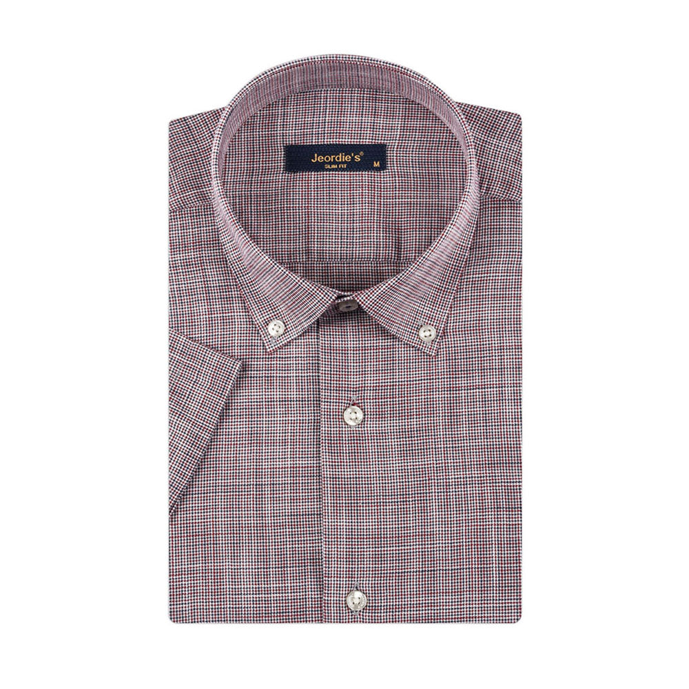 Burgundy Short Sleeve Shirt