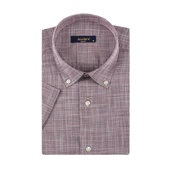 Burgundy Short Sleeve Shirt