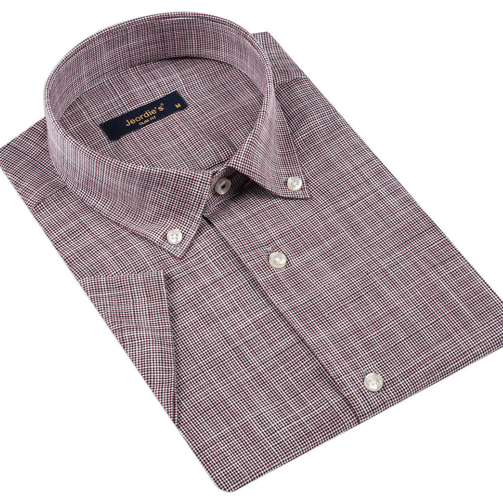 Burgundy Short Sleeve Shirt