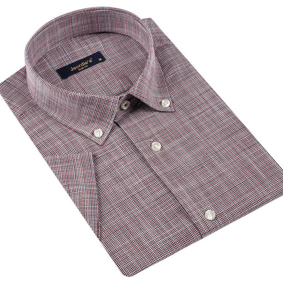 Burgundy Short Sleeve Shirt