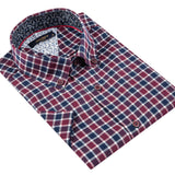 Burgundy Short Sleeve Shirt