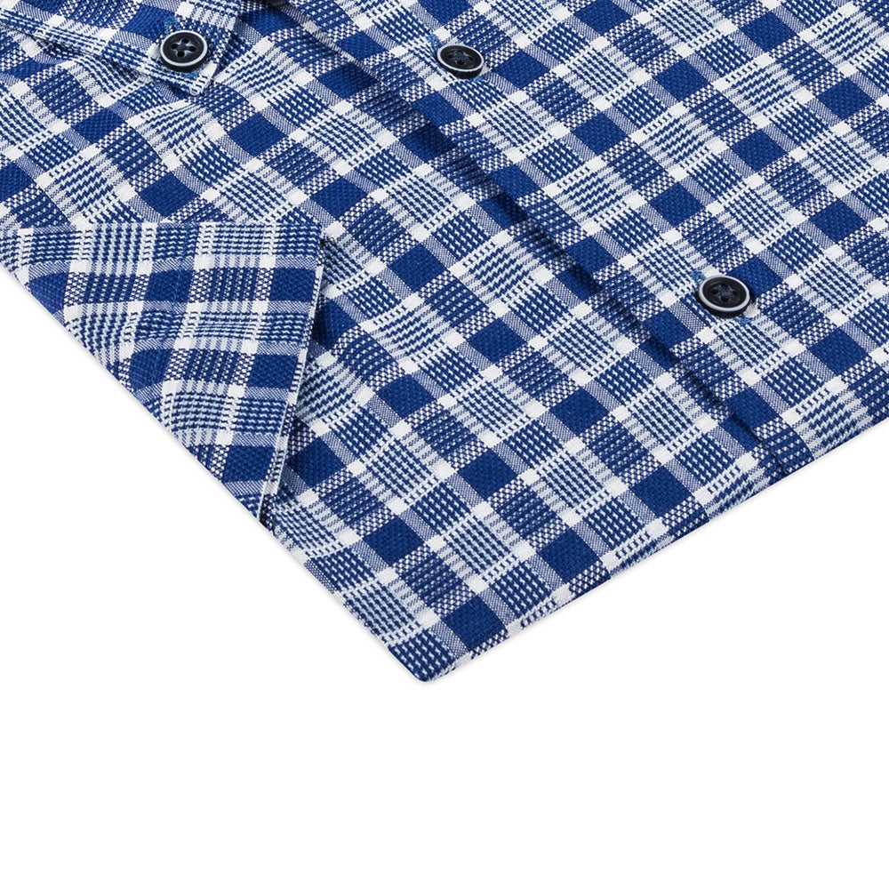Sax Blue Short Sleeve Shirt