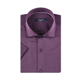Dark Purple Short Sleeve Shirt
