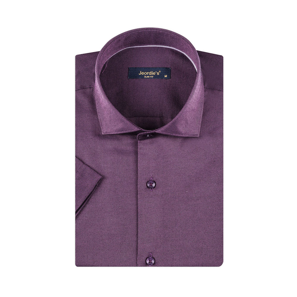 Dark Purple Short Sleeve Shirt