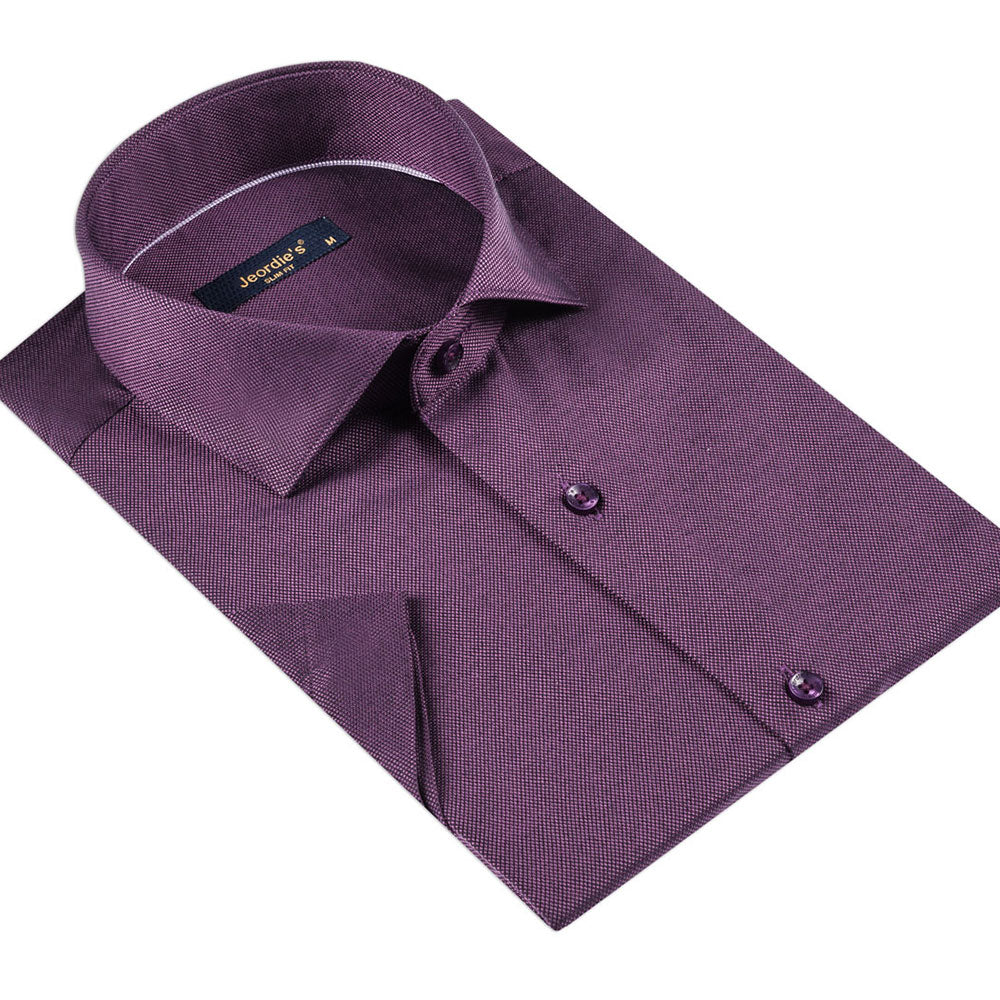 Dark Purple Short Sleeve Shirt