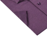 Dark Purple Short Sleeve Shirt