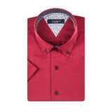 Burgundy Short Sleeve Shirt