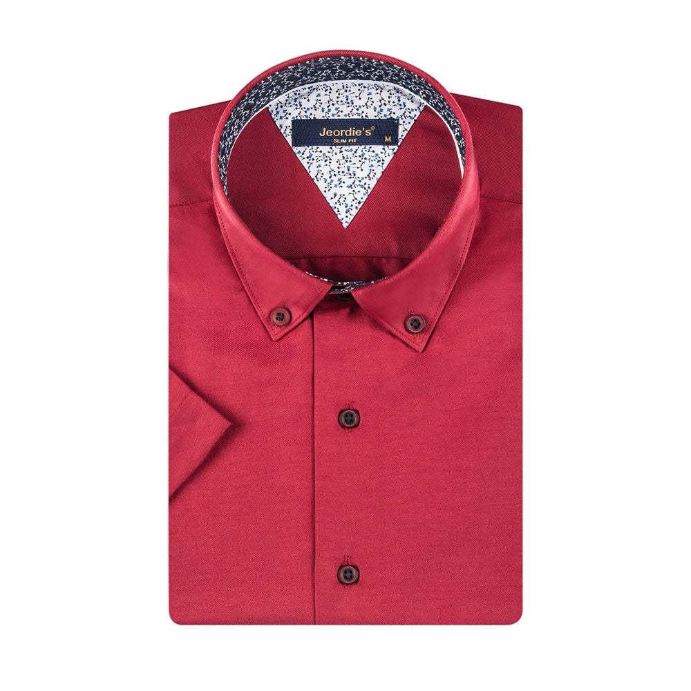 Burgundy Short Sleeve Shirt