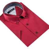 Burgundy Short Sleeve Shirt