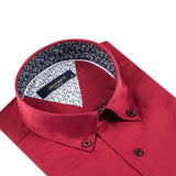 Burgundy Short Sleeve Shirt