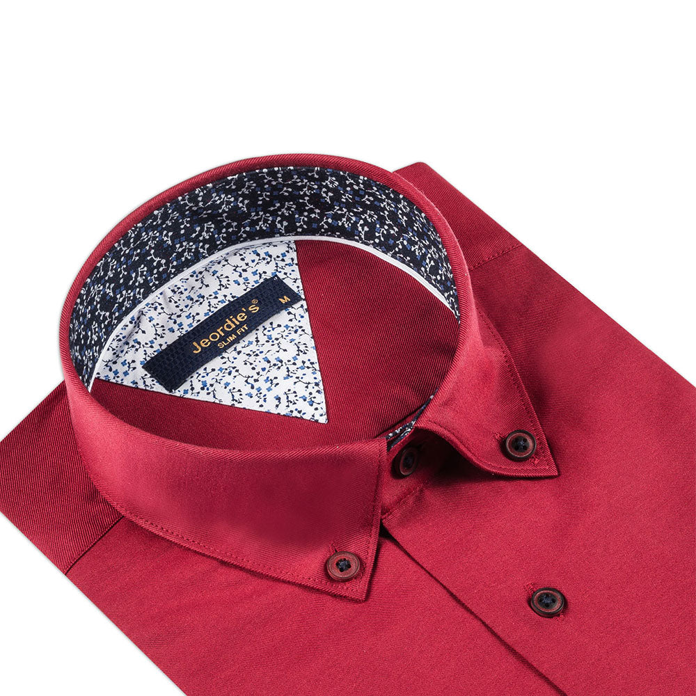 Burgundy Short Sleeve Shirt