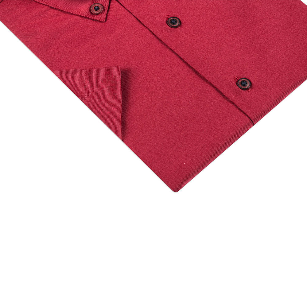 Burgundy Short Sleeve Shirt