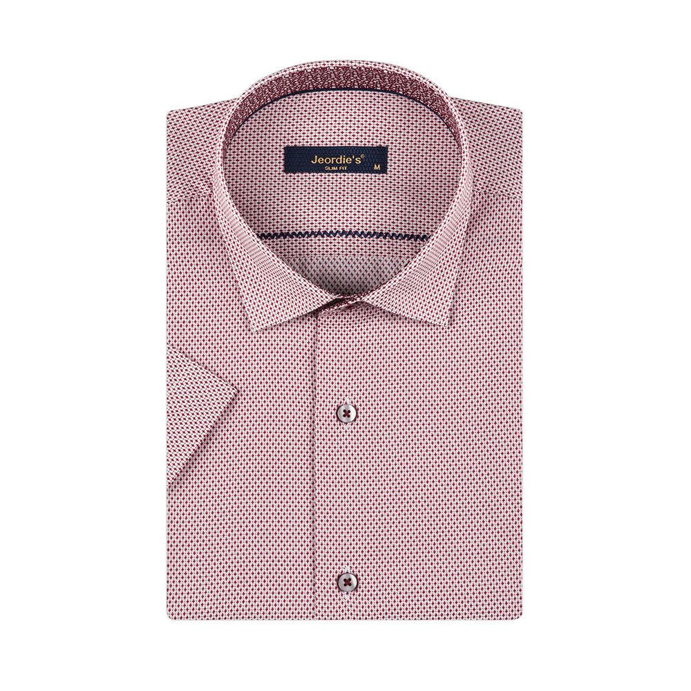 Burgundy Short Sleeve Shirt
