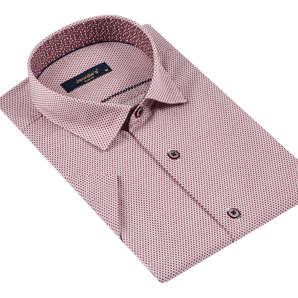 Burgundy Short Sleeve Shirt