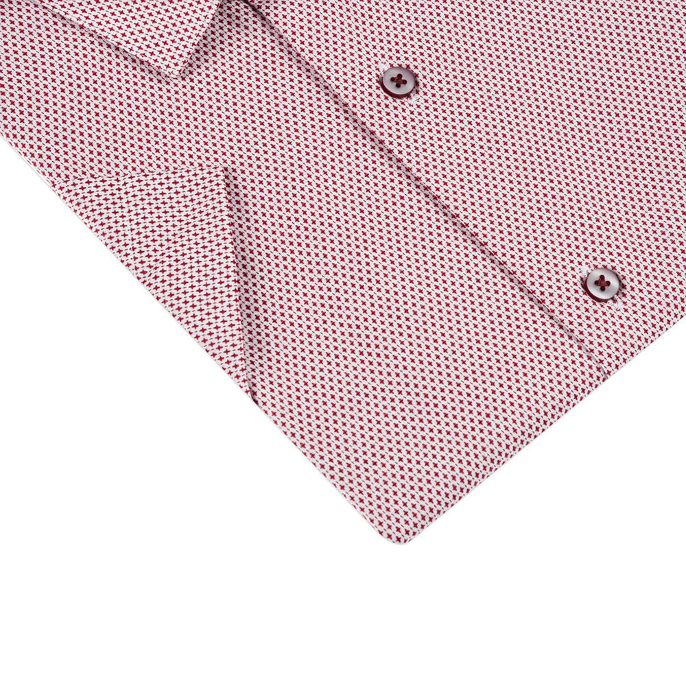 Burgundy Short Sleeve Shirt